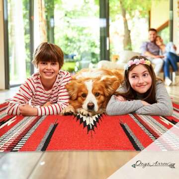 Onyx Arrow Southwest Area Rug - Versatile Decor Solution