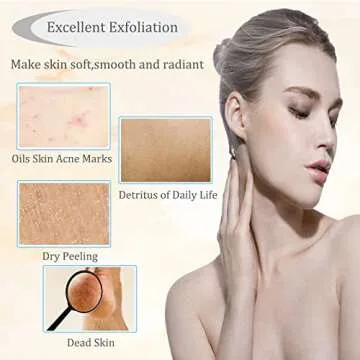 3 Pcs African Exfoliating Net, African Long Bath Net Sponge, Exfoliating Mesh Washcloth Body Scrubber Back Scrubber Skin Smoother, Bath Sponges for Daily Use (Blue, Pink, Green)