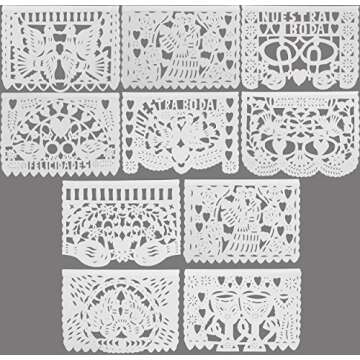 Large Wedding BODA Papel Picado Banner by MEXIMART for Joyous Occasions