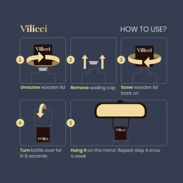 Vilicci Car Air Freshener Gift Set for Long Lasting Aroma