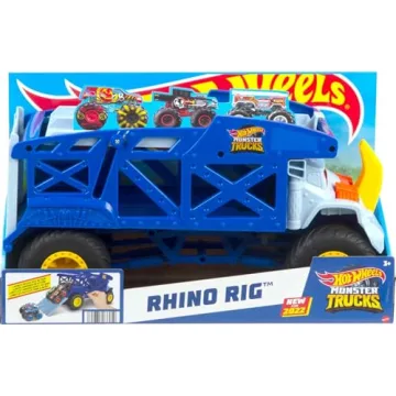 Hot Wheels Monster Trucks Hauler for Imaginative Play