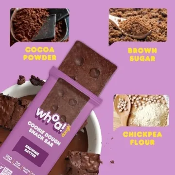 Whoa Dough Edible Cookie Dough Bars - Delicious Healthy Snacks