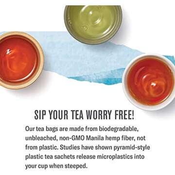 Numi Organic Tea Moroccan Mint - Full Leaf Herbal Teasan in Teabags, 18-Count Box (Pack of 6)