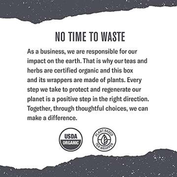 Numi Organic Tea Moroccan Mint - Full Leaf Herbal Teasan in Teabags, 18-Count Box (Pack of 6)