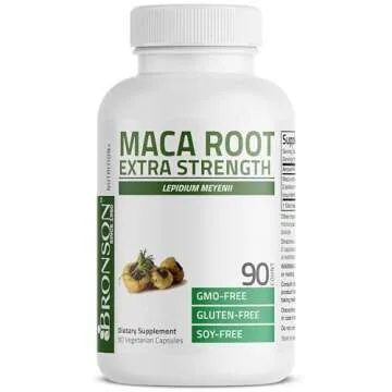 Bronson Maca Root Capsules for Energy & Vitality