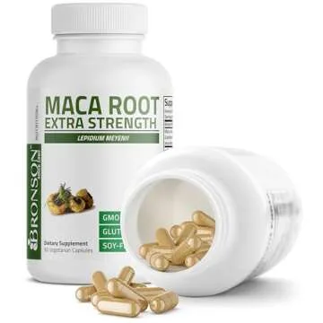 Bronson Maca Root Capsules for Energy & Vitality