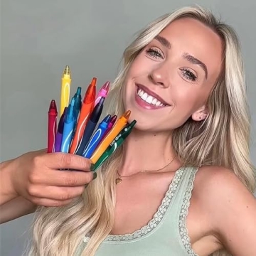 BIC Gelocity Quick Dry Vibrant Gel Pens Set - 8 Count