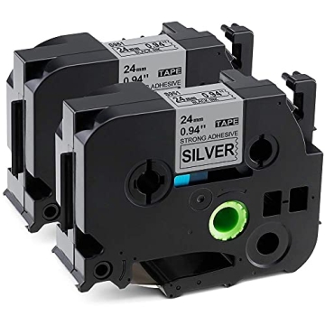 Label KINGDOM Compatible 1 Inch Label Tape Replacement for Brother TZeS951 TZ-S951 Ptouch Strong Adh...