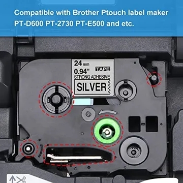 Affordable Label KINGDOM Label Tape Replacement for P-Touch