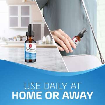 Be-Onguard Brain Fog Supplement - Methylene Blue with Vitamin C - Memory Booster - Improves Cognitive Function and Focus - Clear Thoughts and Reduced Fog - Liquid Supplement