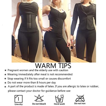 ECOWALSON Waist Trainer Corset Cincher for Women