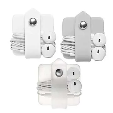 ELFRhino Cord Organizer Set for Tangle-Free Earbuds - 3 Pack