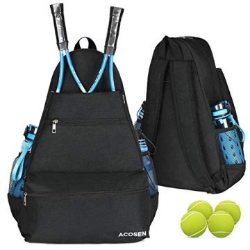 ACOSEN Tennis Bag - Versatile Sports Backpack for Racket Sports and Accessories