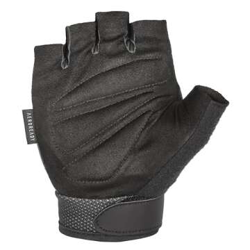 adidas Essential Adjustable Fingerless Gloves - Padded Weightlifting Gear for Men & Women