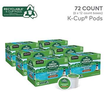 Green Mountain Coffee Nantucket K-Cup Pods - 72 Count