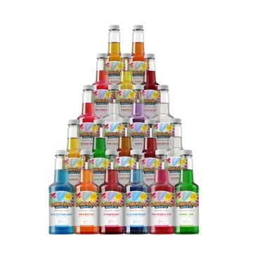 Hawaiian Shaved Ice Syrup Assortment – 20 Flavor Variety for All Occasions