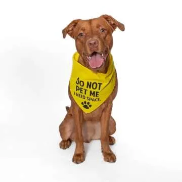 DO NOT PET ME Dog Bandana for Medium Large Dogs