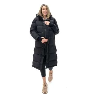 MakeMyBellyFit Universal Jacket Extender for Maternity and Babywearing, fits MOST zips, black, one-size