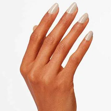OPI Nail Lacquer Nail Polish, Sheer Light Nude Creme Chip Resistant Nail Polish, Vegan, Fast Drying, Streak Free