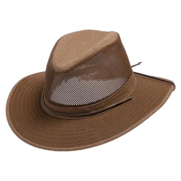 Henschel Aussie Mesh Breezer Hat - Packable Sun Protection for Outdoor Activities