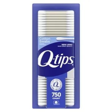 Q-tips Cotton Swabs for Hygiene and Beauty Care 750 Count