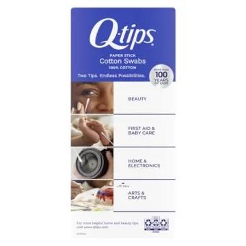 Q-tips Cotton Swabs 750 Count for Beauty and Cleaning