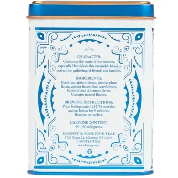 Harney & Sons Celebration Tea 20 ct Sachet Tin - Perfect for Gatherings