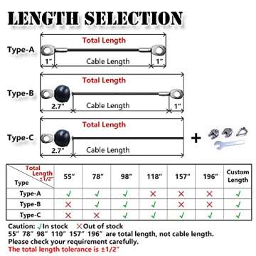 Versatile Workout Cable for Home Gym 98.4" Heavy Duty