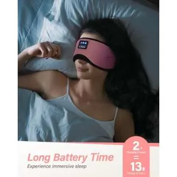 Bluetooth Sleep Mask with Headphones for Comfortable Sleep