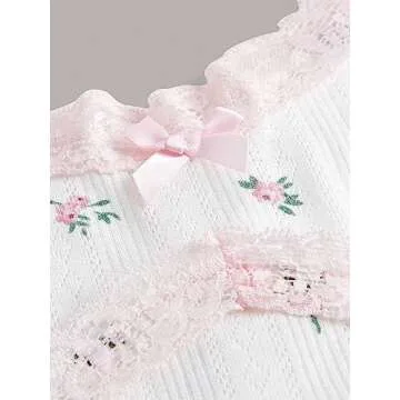 SOLY HUX Lace Trim Camisole for Women - Stylish Summer Top