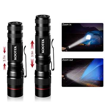 Kootek Mini LED Flashlights - Pocket Size & Waterproof