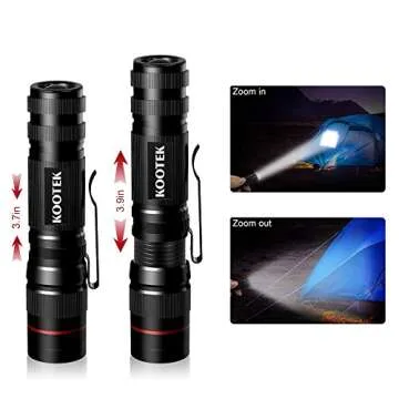 Kootek Mini LED Flashlights - Pocket Size & Waterproof