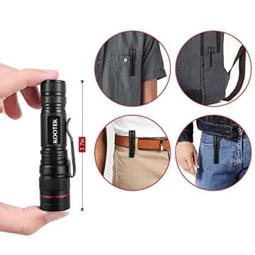 Kootek Mini LED Flashlights - Pocket Size & Waterproof