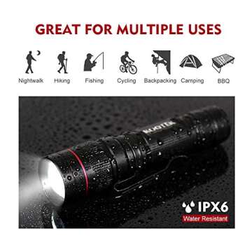 Kootek Mini LED Flashlights - Pocket Size & Waterproof