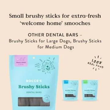 Bocce’s Brushy Sticks - Natural Dog Dental Bars