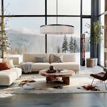 Elegant Alabaster Rustic Chandelier for Modern Living Spaces