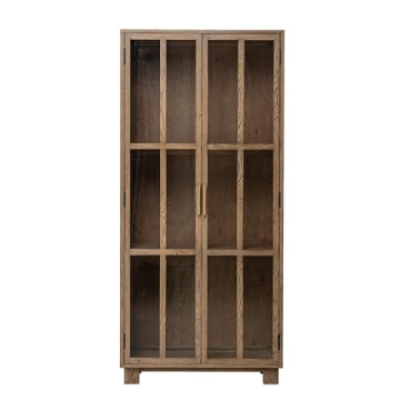 Creative Co-Op Oak Cabinet for Elegant Storage Solutions