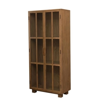 Creative Co-Op Oak Cabinet for Elegant Storage Solutions
