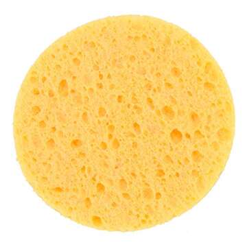 Timoo Facial Cellulose Sponge for Makeup Removal and Exfoliation