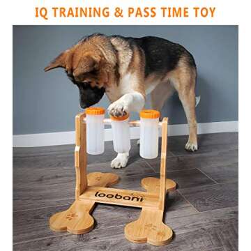 LOOBANI Dog Puzzle Toys Wooden - Interactive Toys for Boredom, IQ Training and Mental Brain Stimulat...