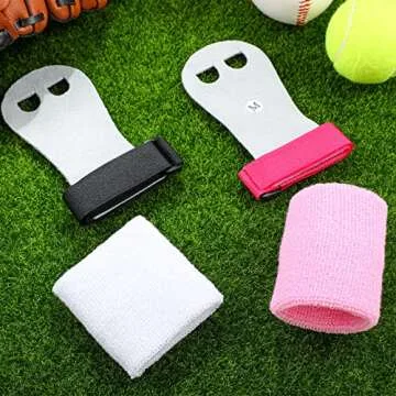 Bright Gymnastics Grips Wristbands for Kids - 2 Pack