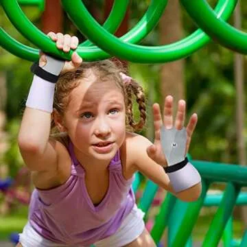 Bright Gymnastics Grips Wristbands for Kids - 2 Pack