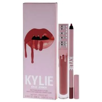Kylie Cosmetics Matte Lip Kit - 704 Sweater Weather for Women - 2 Pc 0.10oz Matte Liquid Lipstick, 0.03oz Lip Liner