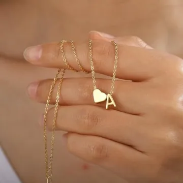 Turandoss Initial L Necklace - Trendy Teen Gift
