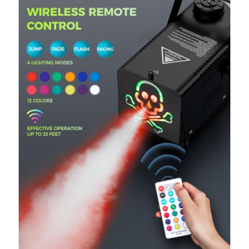 IMONE 500W Fog Machine with LED Lights for Parties