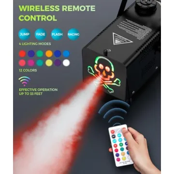 IMONE 500W Fog Machine with LED Lights for Parties