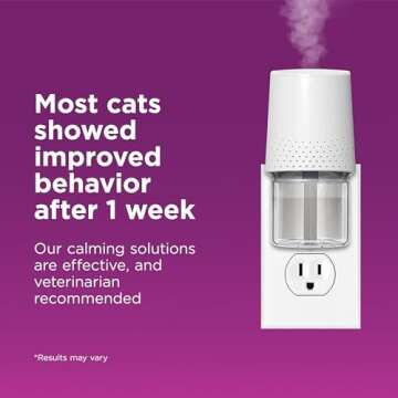Comfort Zone Cat Calming Diffuser: 3 Pheromone Diffusers & 6 Refills
