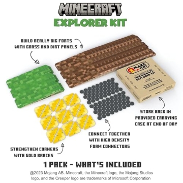 Minecraft Explorer Kit - Build Your Own Forts & Mazes