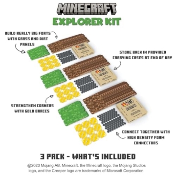 Minecraft Explorer Kit - Build Your Own Forts & Mazes