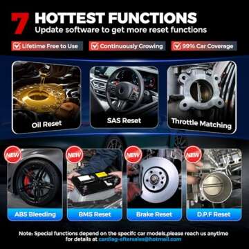 LAUNCH OBD2 Scanner CRP123I V2.0 Elite with 7 Resets